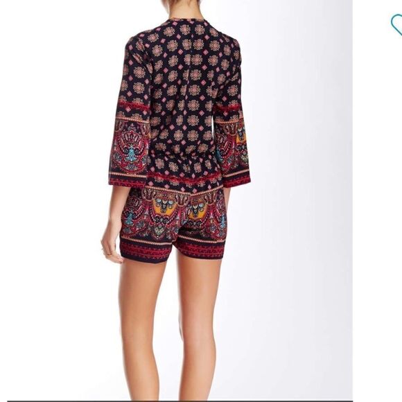 Romeo Juliet romper jumpsuit all over print small - Picture 2 of 3